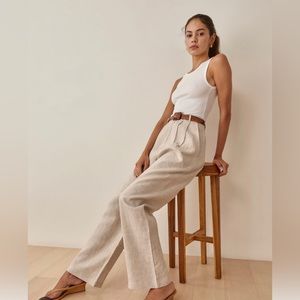NWT Reformation Vesta Linen Pant